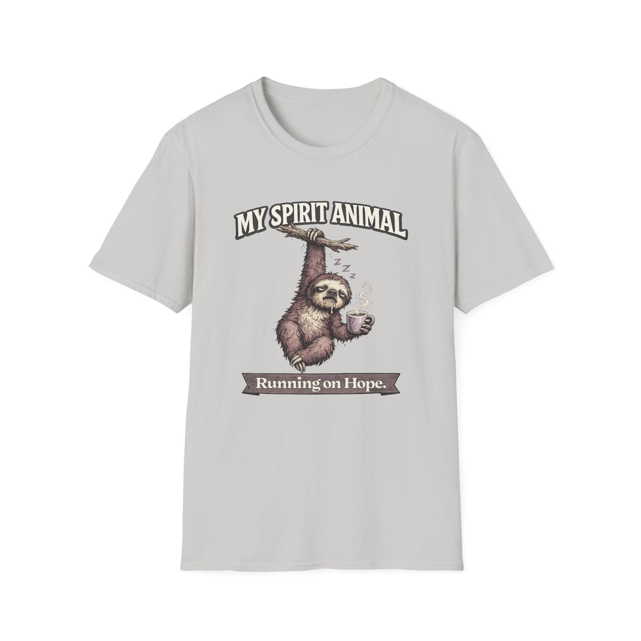 "My Spirit Animal: Sloth (Running on Hope)" T-Shirt