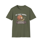 "My Spirit Animal: Snail (Working At My Own Pace)" T-Shirt