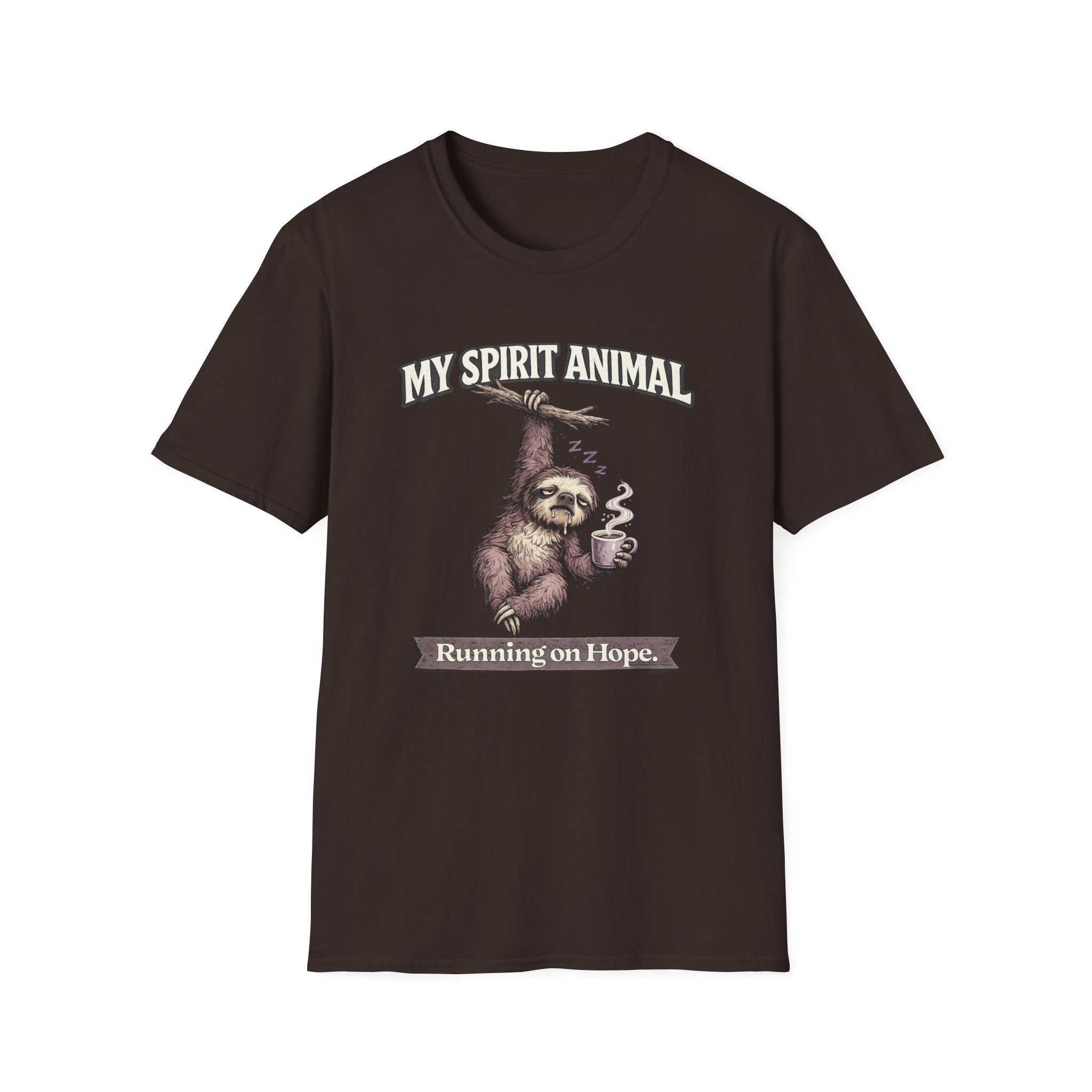 "My Spirit Animal: Sloth (Running on Hope)" T-Shirt