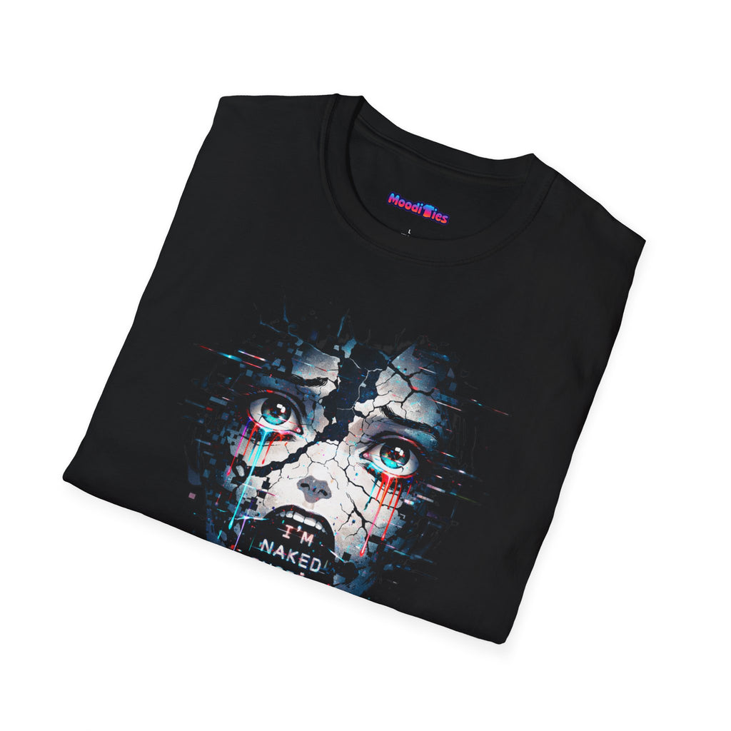 "I'm Naked Inside" Screaming Face T-Shirt
