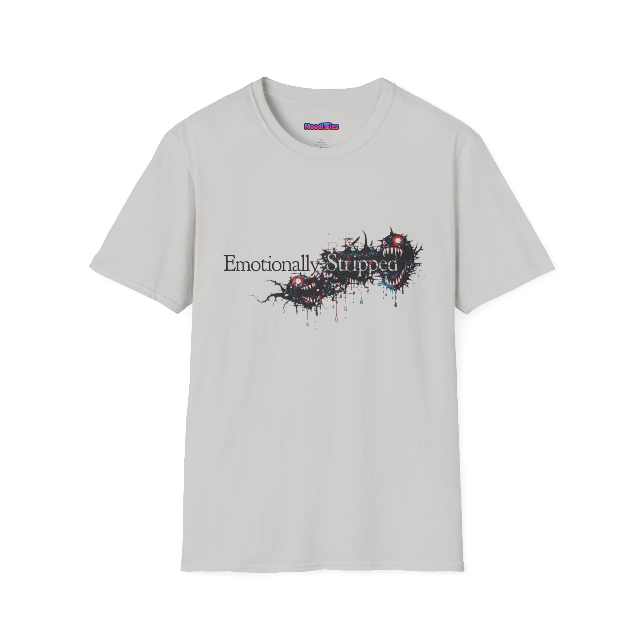"Emotionally Stripped" Grunge Graphic T-Shirt