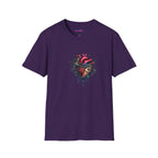 Entangled Heart T-Shirt — X-Ray Anatomical Heart Graphic Tee