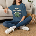 "What? This Is Me Calm." Cranky Frog T-Shirt