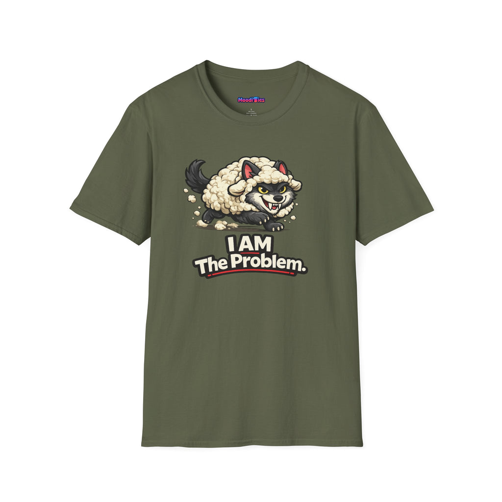 "I AM The Problem" Wolf in Sheep's Clothing T-Shirt