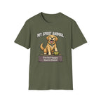 "My Spirit Animal: Dog (I'm So Happy You're Here)" T-Shirt