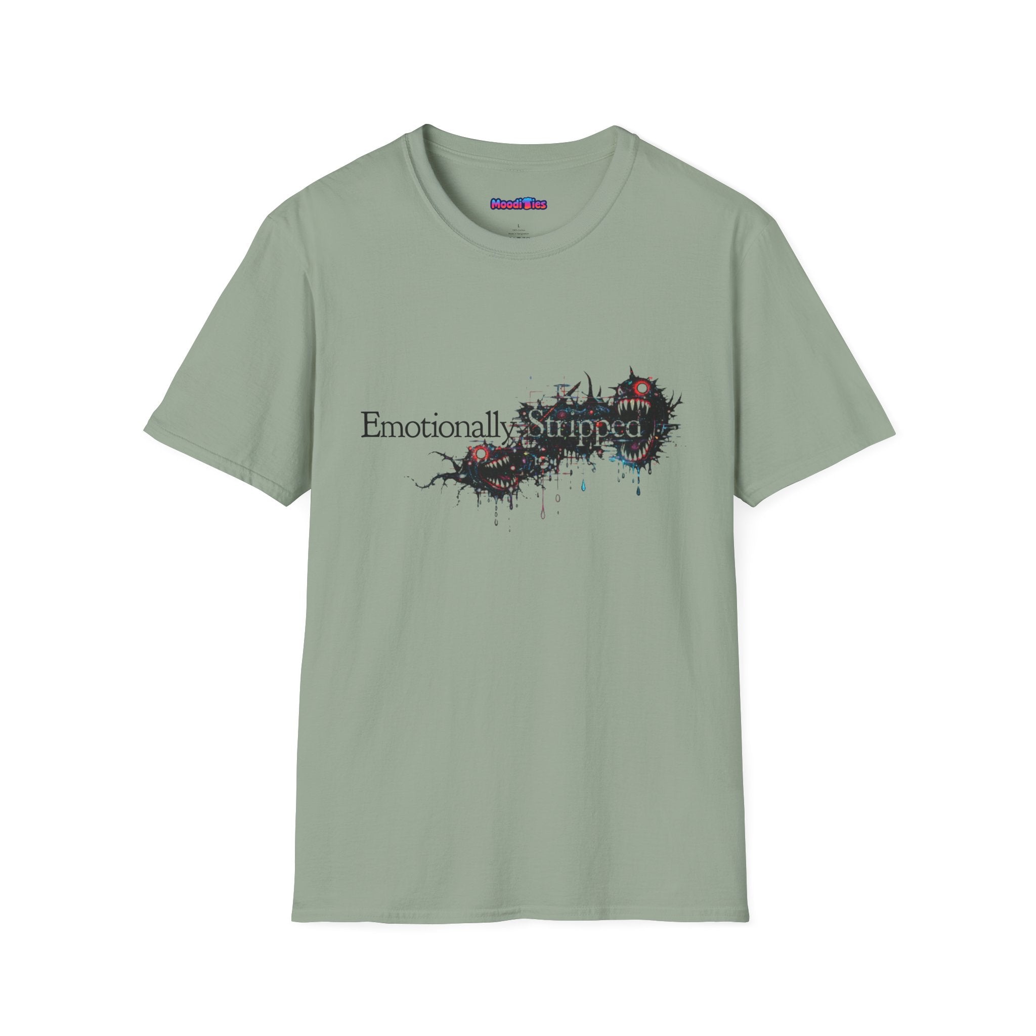 "Emotionally Stripped" Grunge Graphic T-Shirt