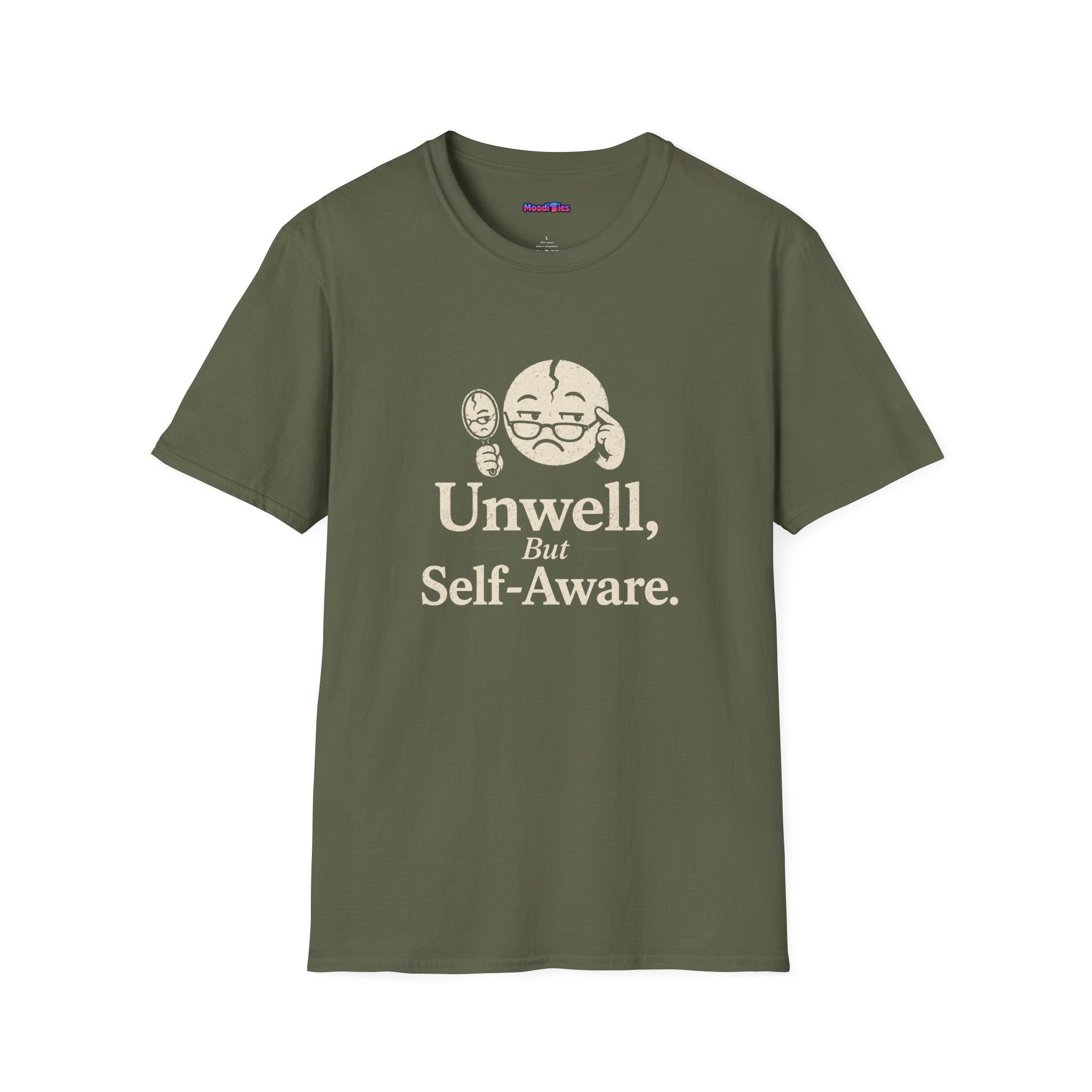 "Unwell, But Self-Aware" Mental Health T-Shirt