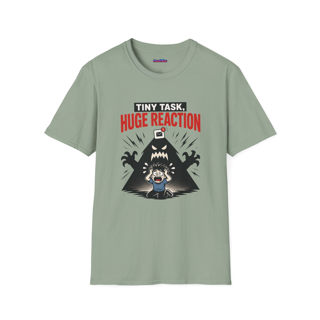 "Tiny Task, Huge Reaction" E-Mail Monster T-Shirt