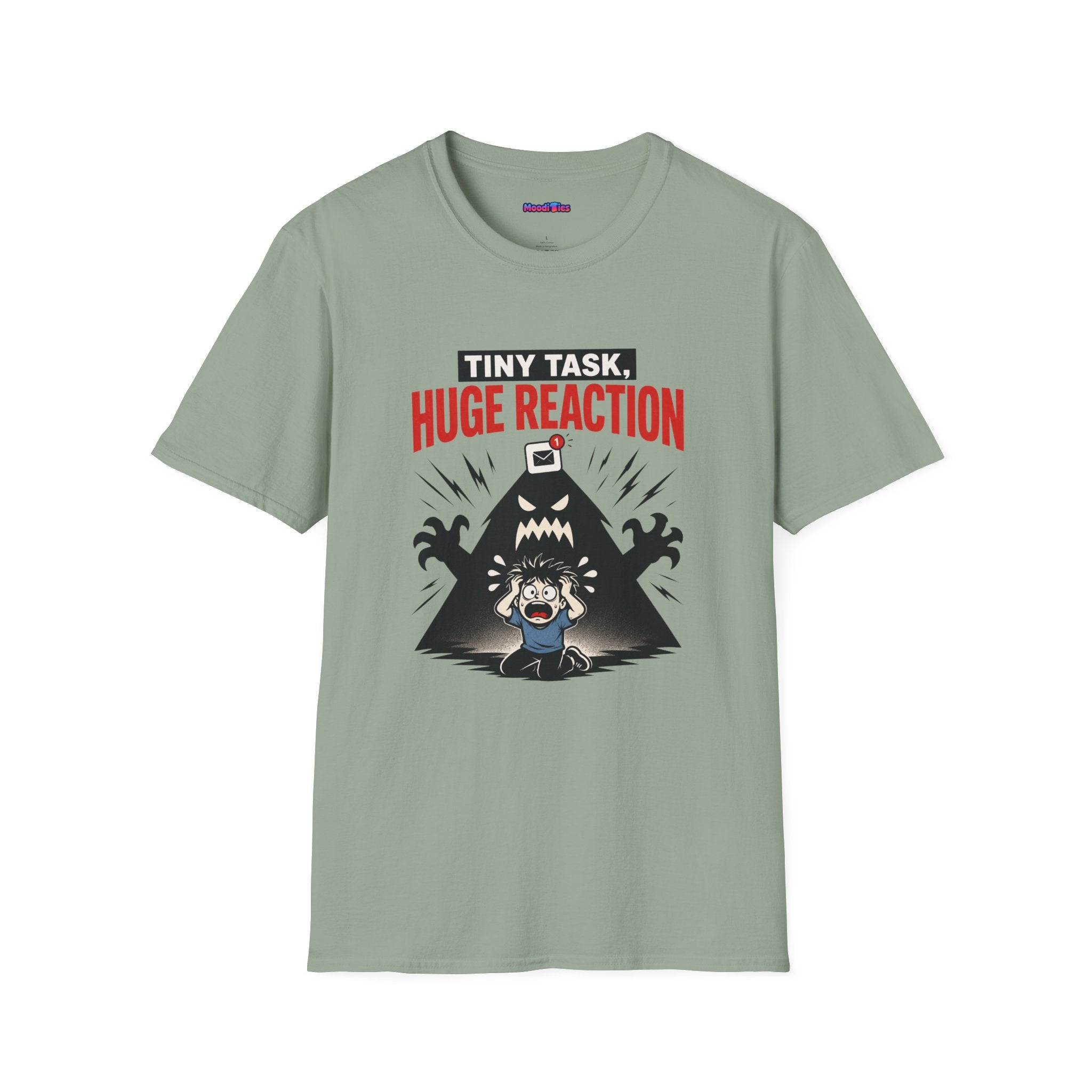 "Tiny Task, Huge Reaction" E-Mail Monster T-Shirt
