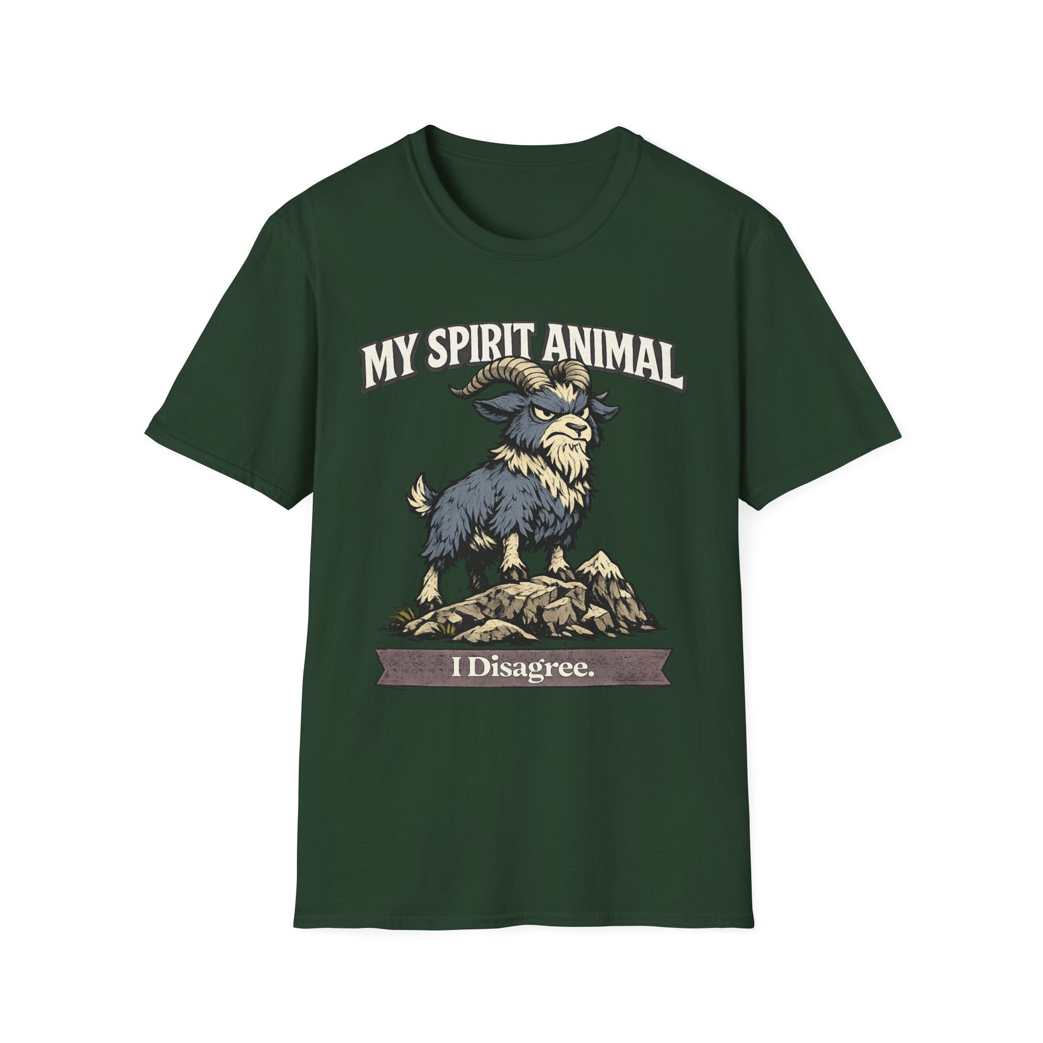 "My Spirit Animal: Goat (I Disagree)" T-Shirt