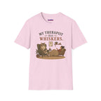 "My Therapist Has Whiskers." Therapy Cat T-Shirt