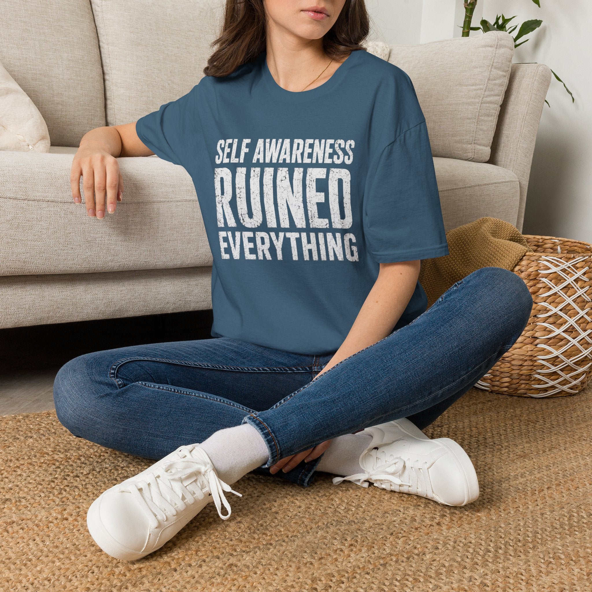 "Self-Awareness Ruined Everything" T-Shirt