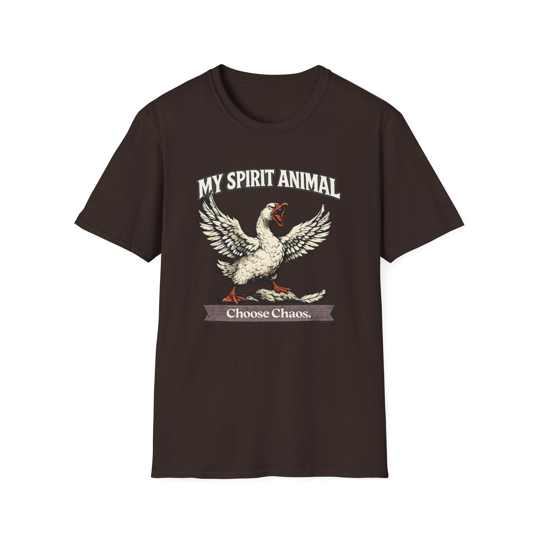 "My Spirit Animal: Goose (Choose Chaos)" T-Shirt