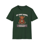 "My Spirit Animal: Highland Cow (Comfort Zone Champion)" T-Shirt