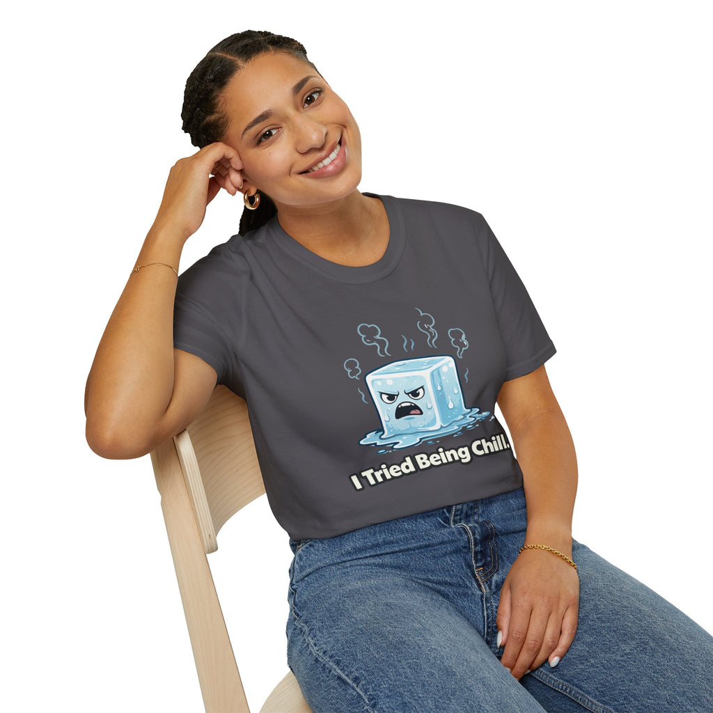 "I Tried Being Chill" Steaming Ice Cube T-Shirt