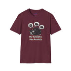 "My Anxiety Has Anxiety" Cute Anxiety Cat T-Shirt