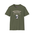 "Emotionally Available (For Pandas Only)" Cute Panda T-Shirt
