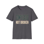 "Complicated, Not Broken" Maze Letters T‑Shirt