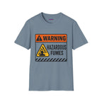 "Warning: Hazardous Fumes" Warning Sign T-Shirt