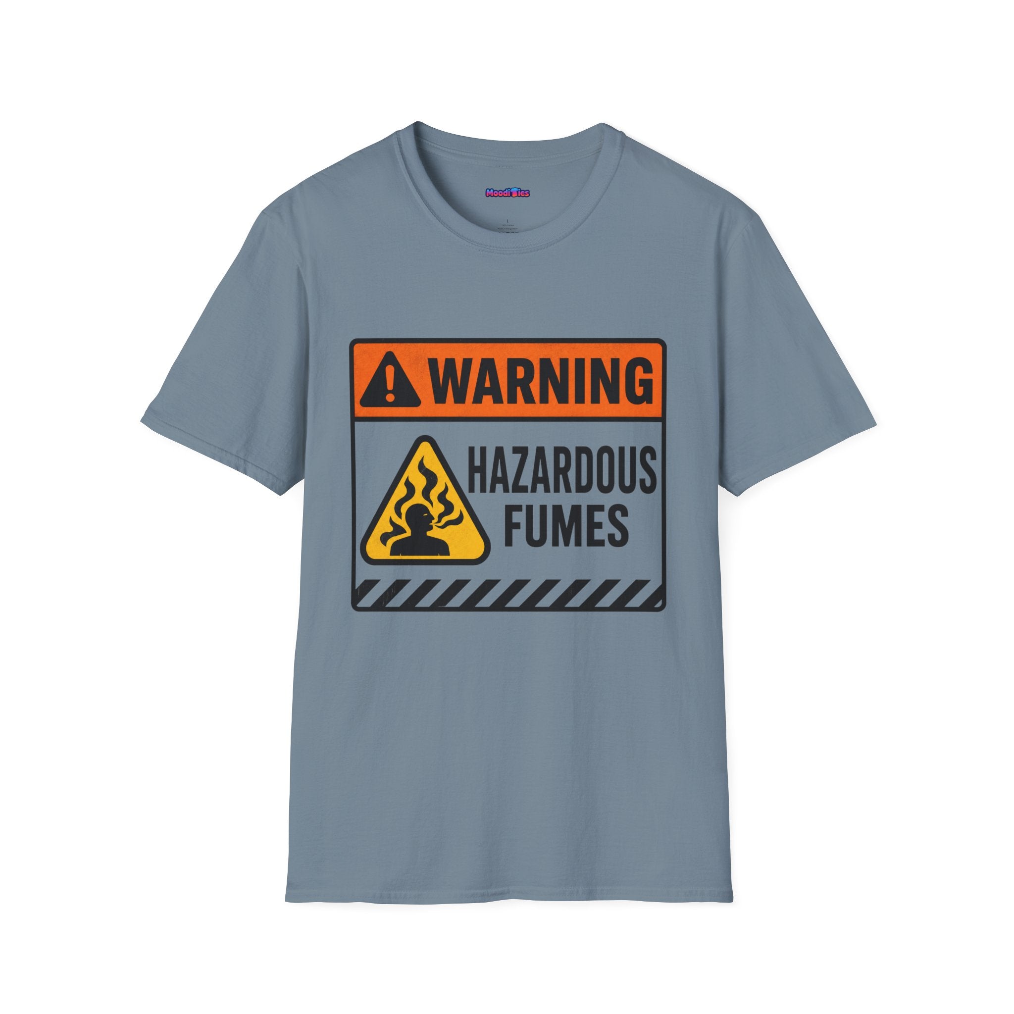 "Warning: Hazardous Fumes" Warning Sign T-Shirt