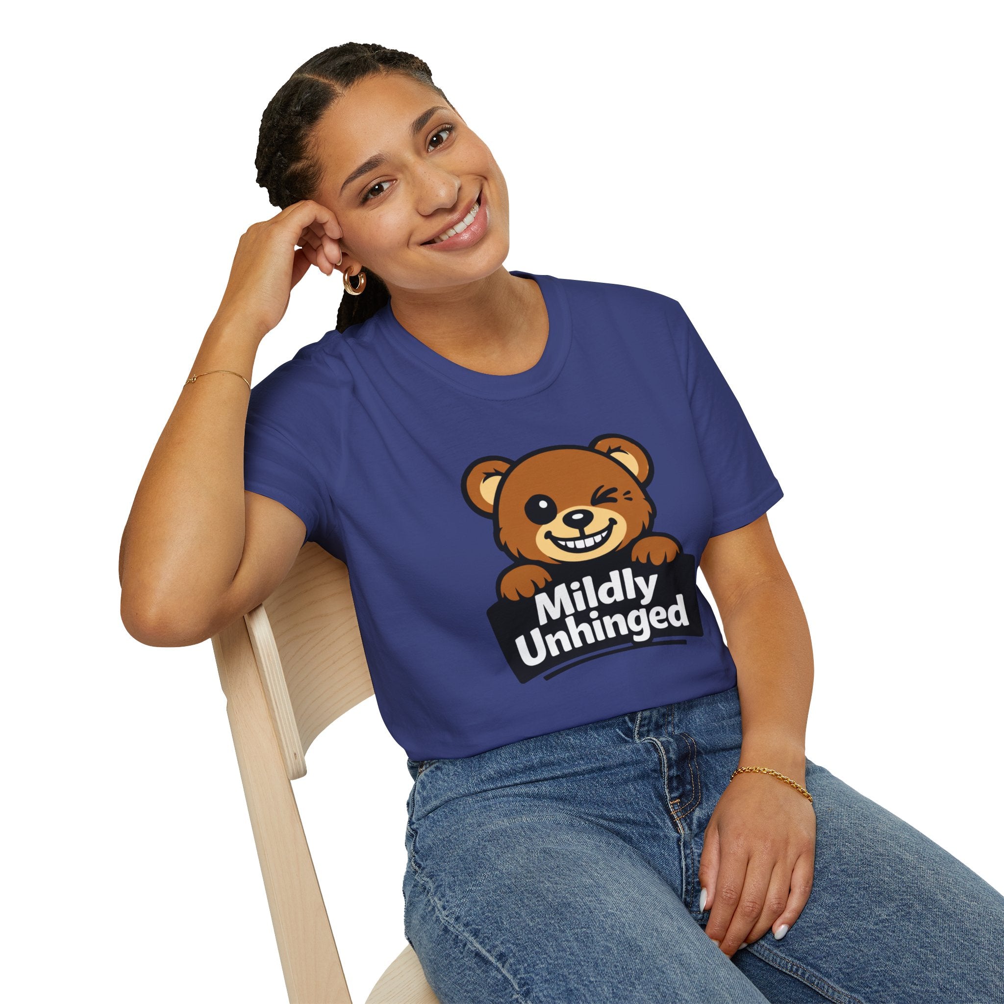 "Mildly Unhinged" Bear T-Shirt