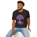 Digital Tree of Life (Purple) Graphic T-Shirt