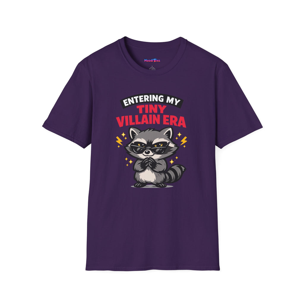 "Entering My Tiny Villain Era" Naughty Raccoon T-Shirt