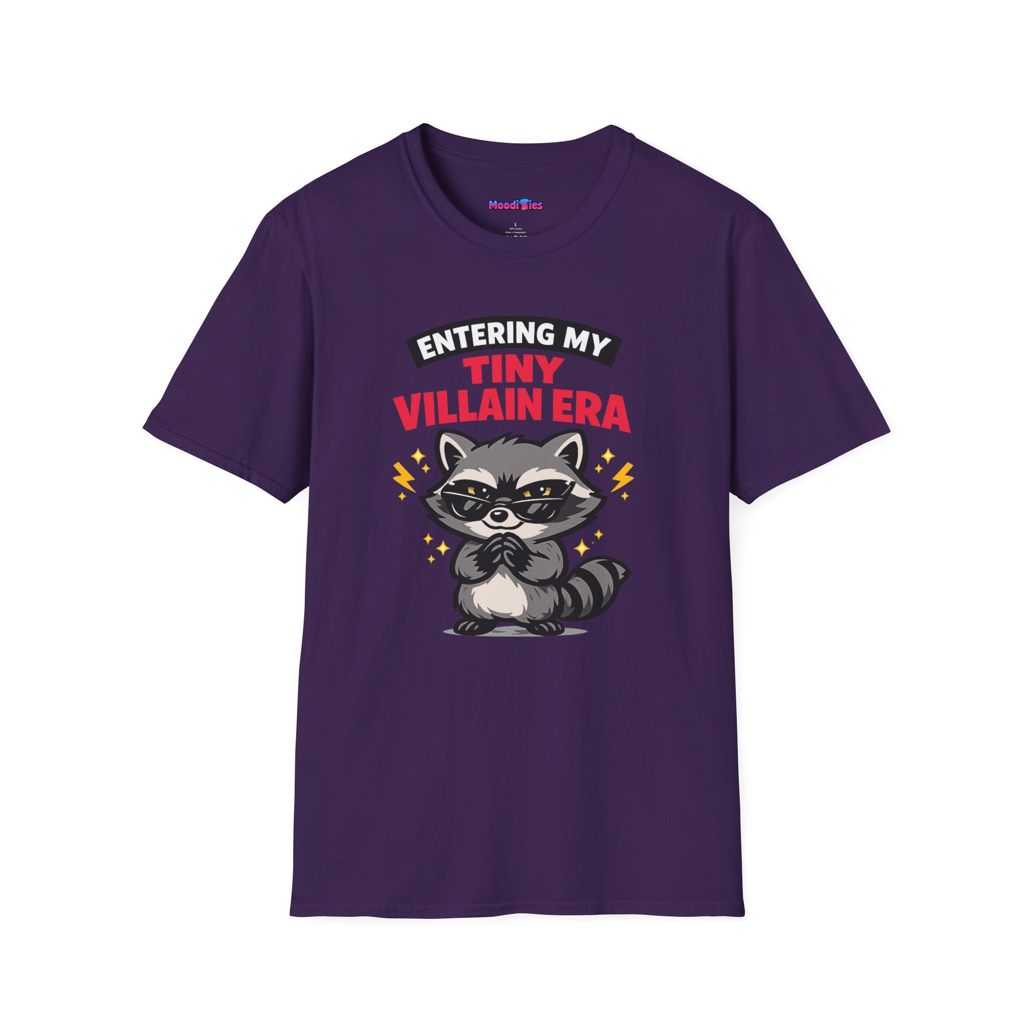 "Entering My Tiny Villain Era" Naughty Raccoon T-Shirt