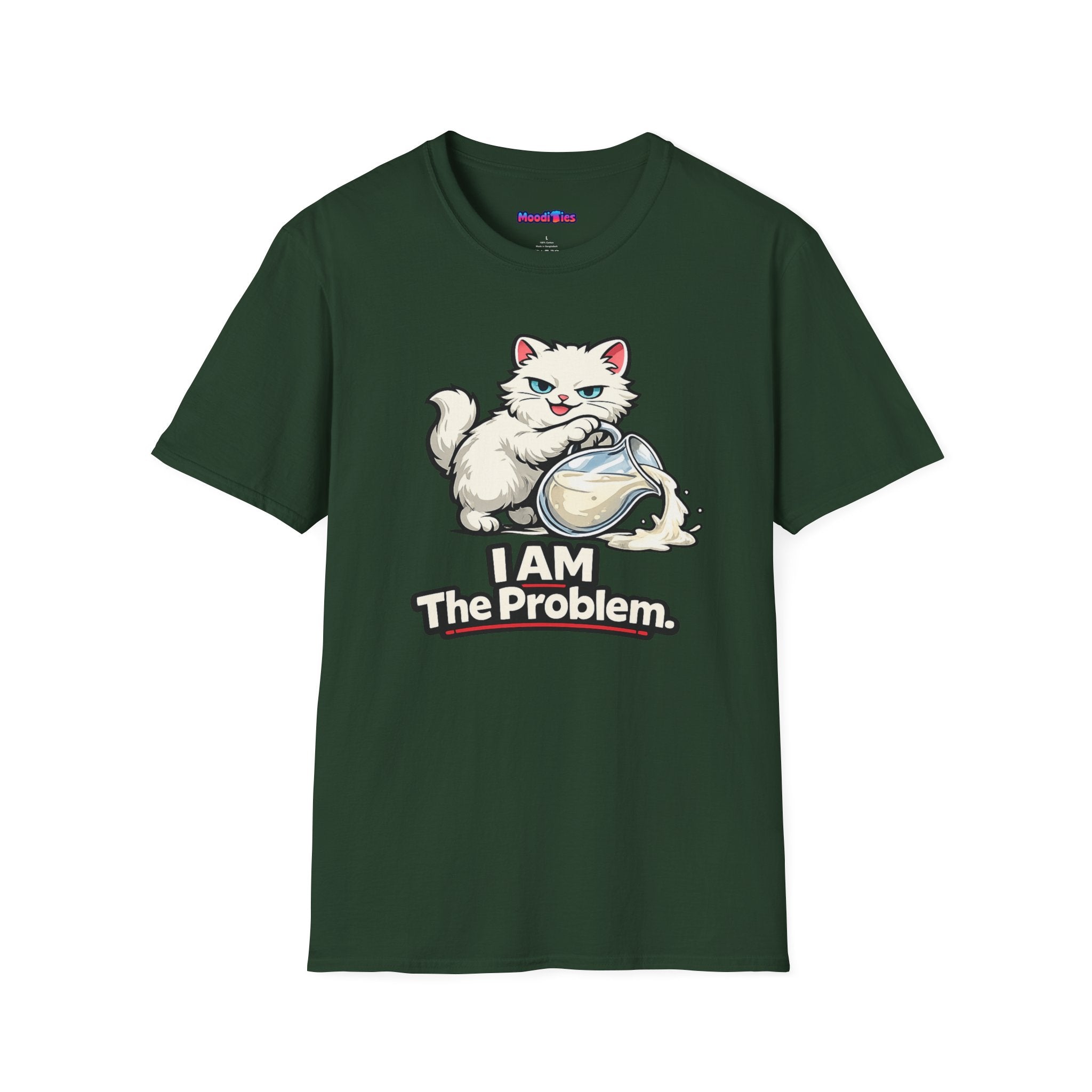 "I AM The Problem" Cat That Got the Cream T-Shirt