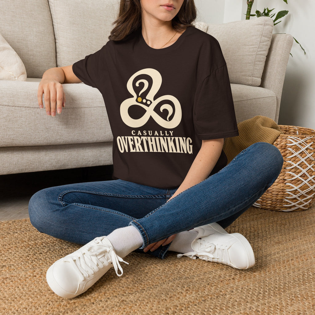 “Casually Overthinking” Thought Loops T-Shirt