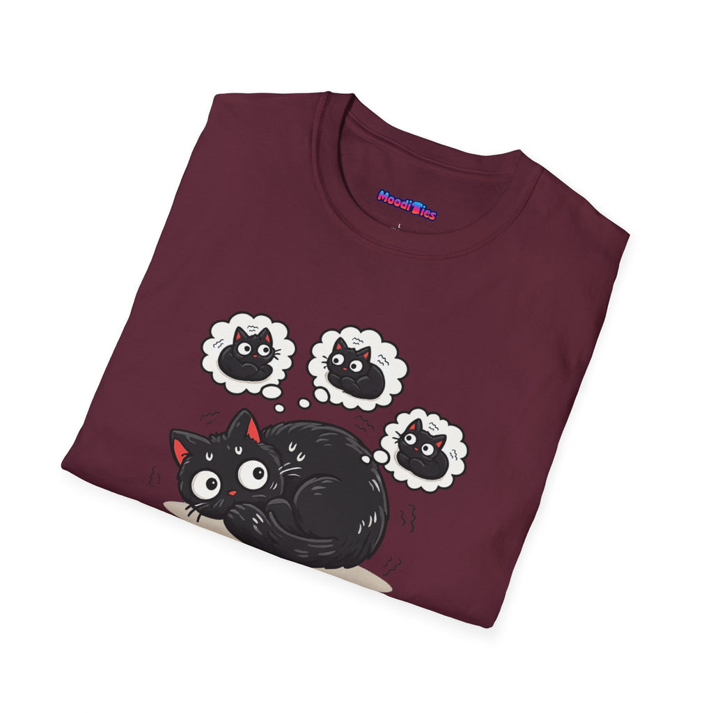 "My Anxiety Has Anxiety" Cute Anxiety Cat T-Shirt