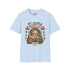 "My Human Hates Everyone." Smug Fat Cat T-Shirt