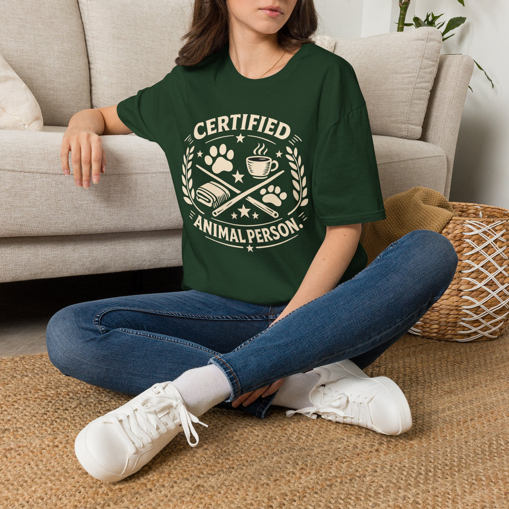 “Certified Animal Person” T-Shirt