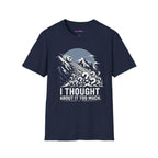 "I Thought About It Too Much" Question Mark Avalanche T-Shirt — Mountains Graphic Tee