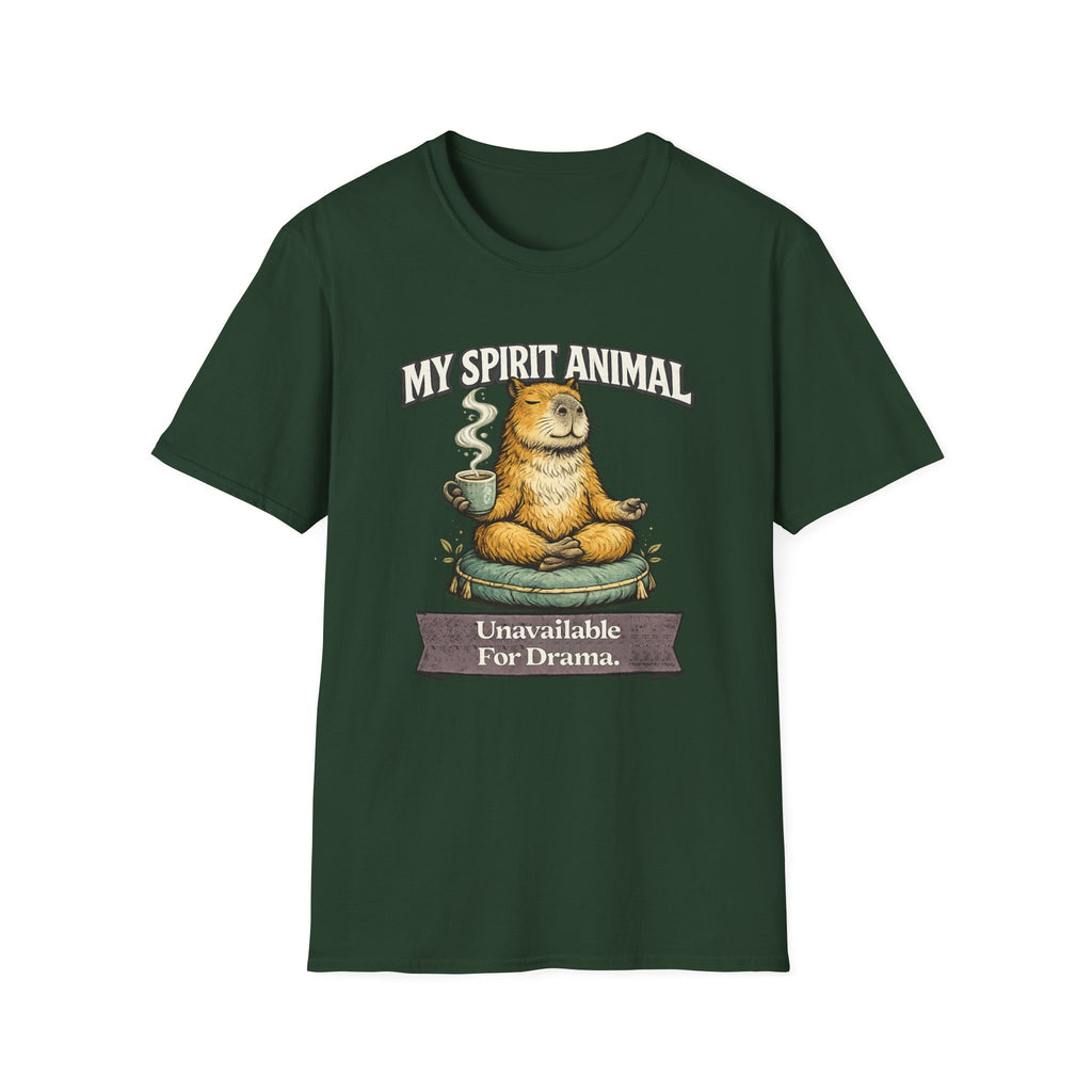 "My Spirit Animal: Capybara (Unavailable For Drama)" T-Shirt