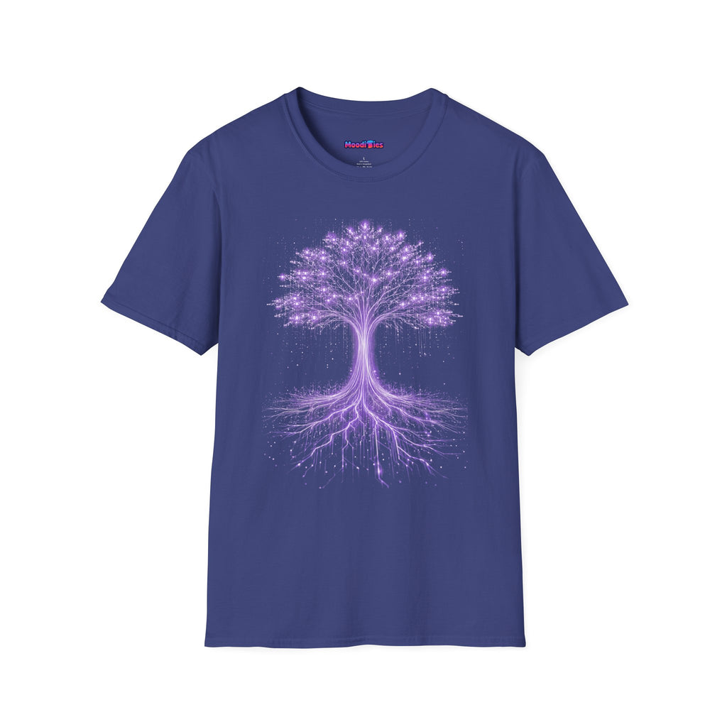 Digital Tree of Life (Purple) Graphic T-Shirt
