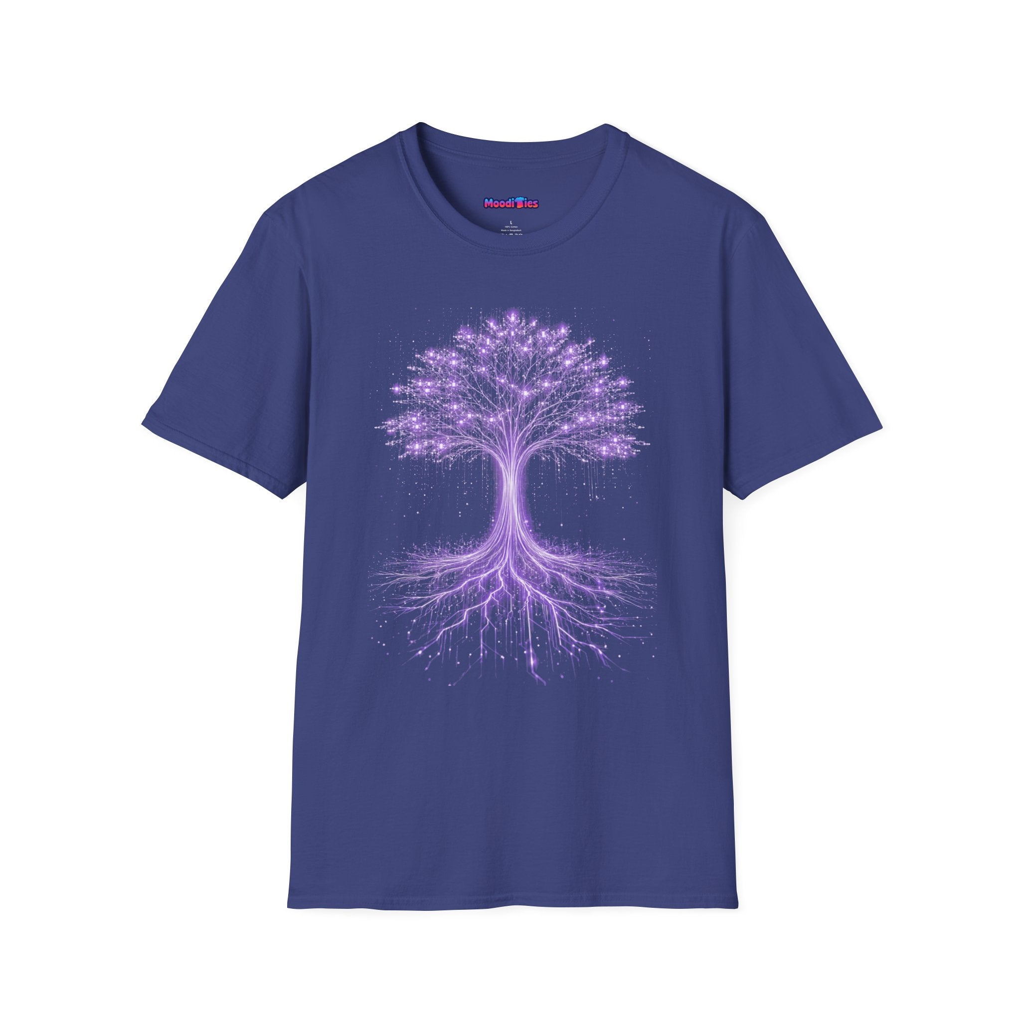 Digital Tree of Life (Purple) Graphic T-Shirt