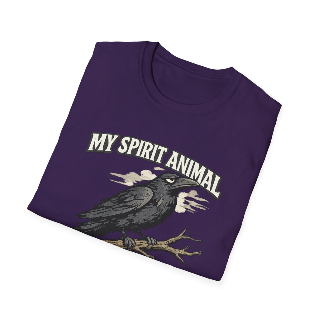 "My Spirit Animal: Raven (It Figures)" T-Shirt