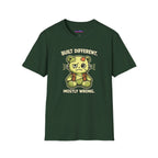 "Built Different, Mostly Wrong" Patchwork Teddy T-Shirt