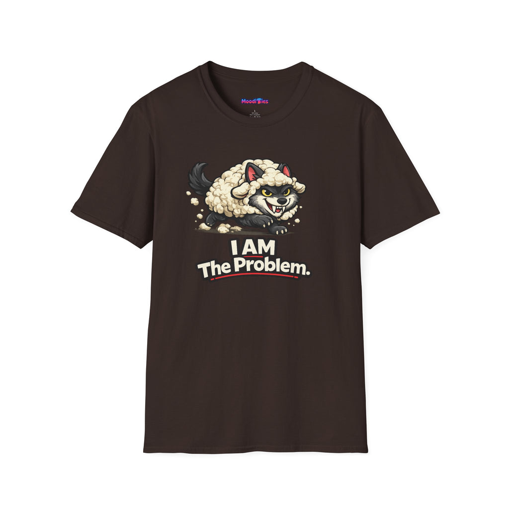 "I AM The Problem" Wolf in Sheep's Clothing T-Shirt