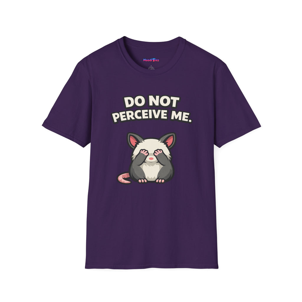 "Do Not Perceive Me" Shy Opossum T-Shirt