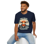 "One Mild Inconvenience Away" Exploding Volcano T-Shirt