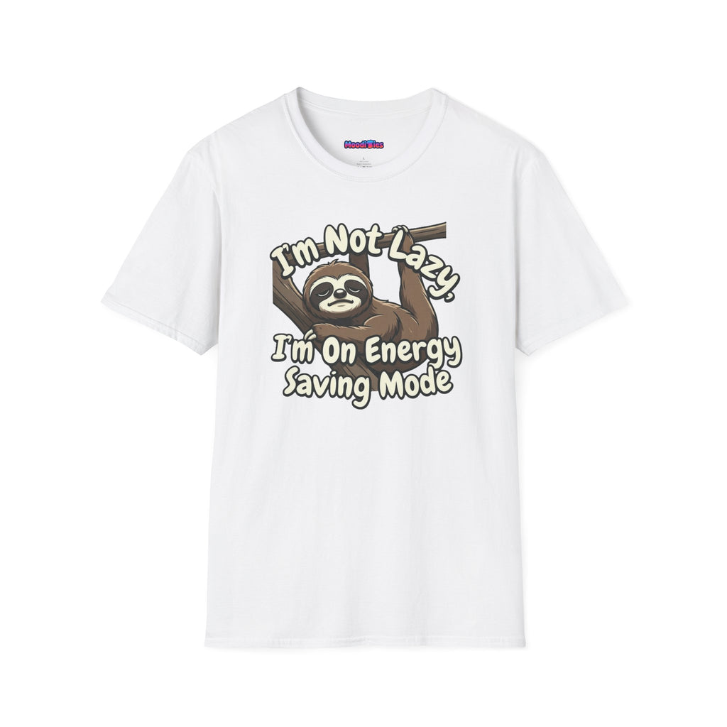 "I'm Not Lazy, I'm On Energy Saving Mode" Sloth T-Shirt