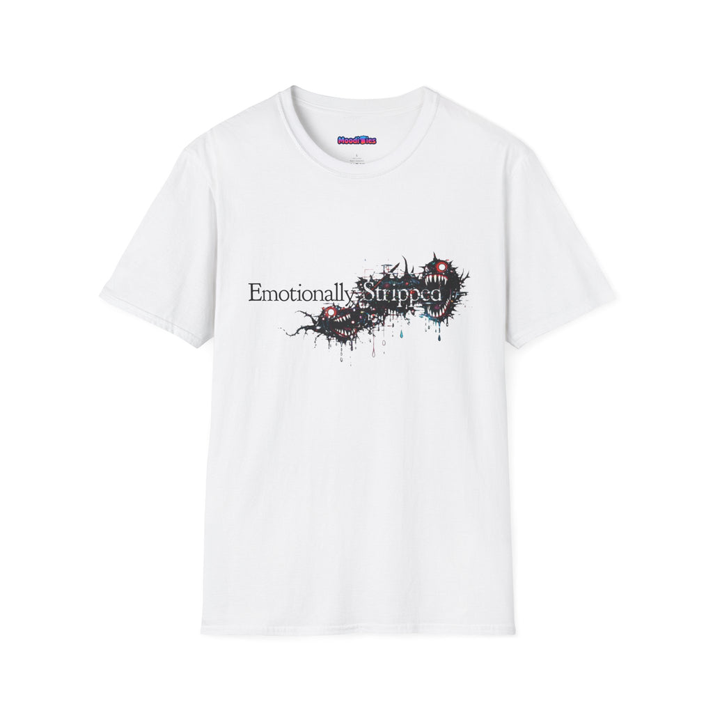 "Emotionally Stripped" Grunge Graphic T-Shirt