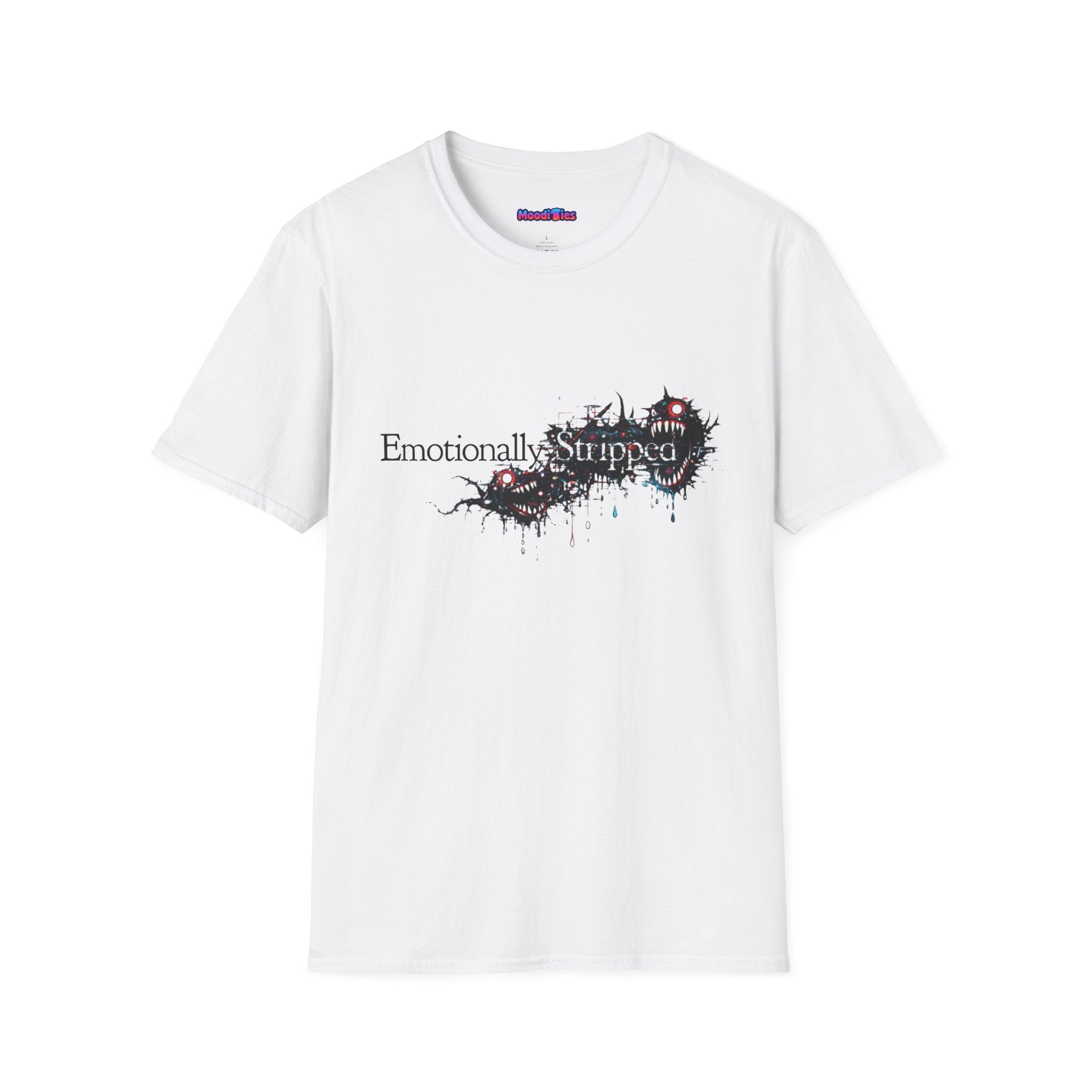 "Emotionally Stripped" Grunge Graphic T-Shirt