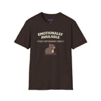 "Emotionally Available (For Capybaras Only)” Capybara T-Shirt