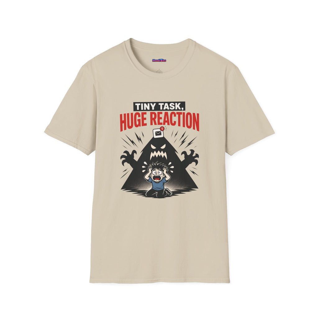 "Tiny Task, Huge Reaction" E-Mail Monster T-Shirt