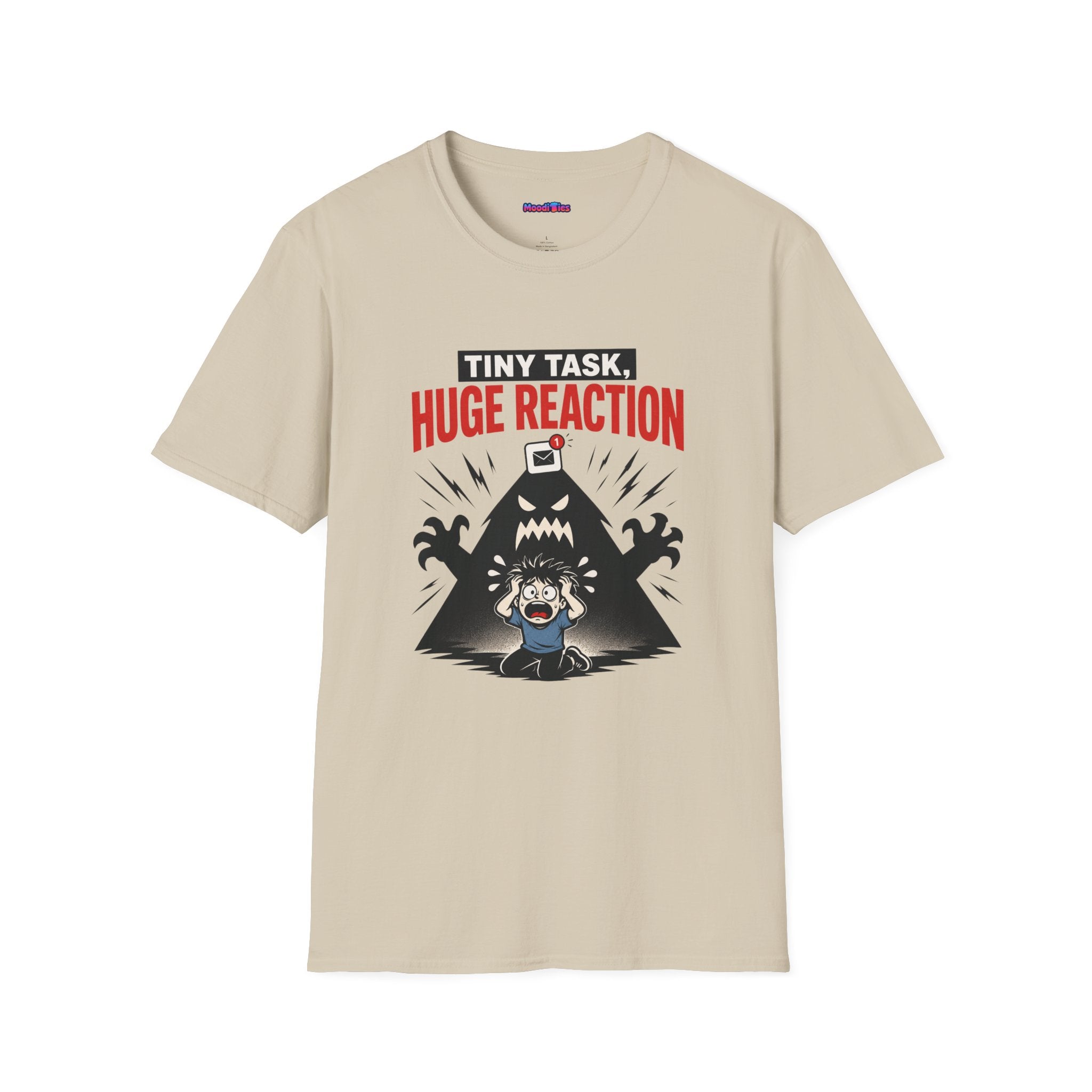 "Tiny Task, Huge Reaction" E-Mail Monster T-Shirt
