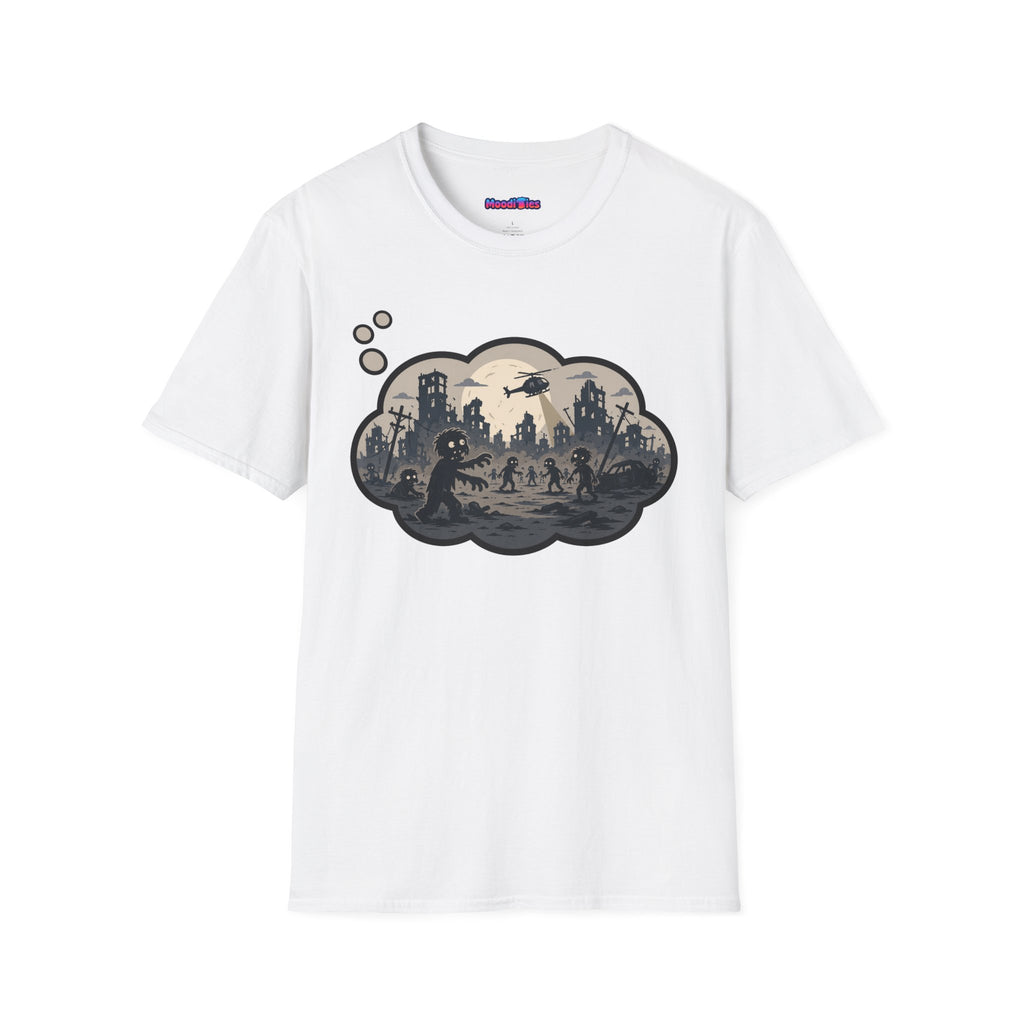 "Zombie Apocalypse" Anxiety Thought Bubble T-Shirt