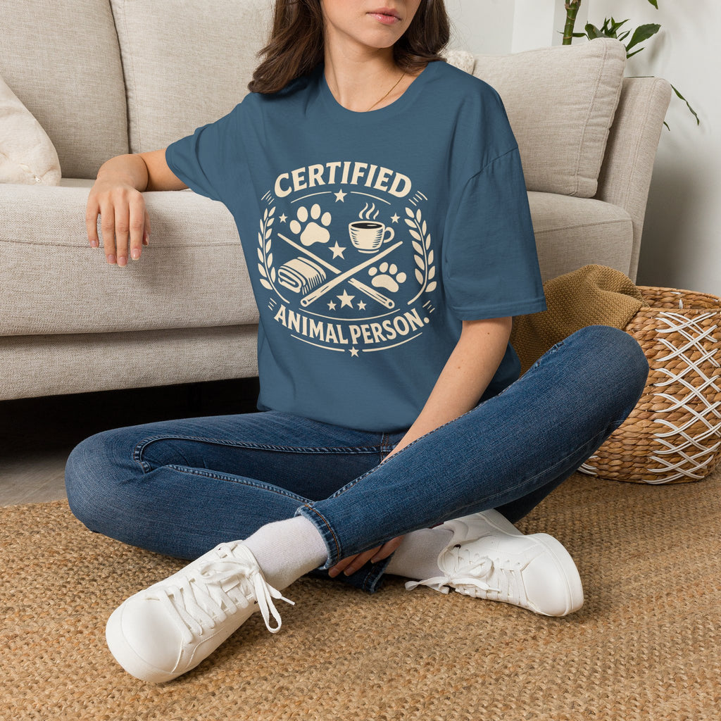 “Certified Animal Person” T-Shirt